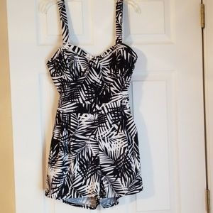 Palm tree romper